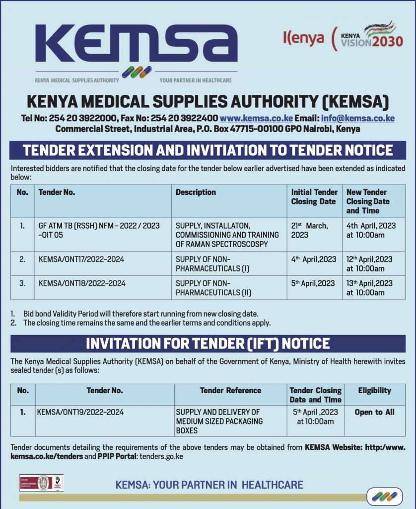 advertising kenya tenders