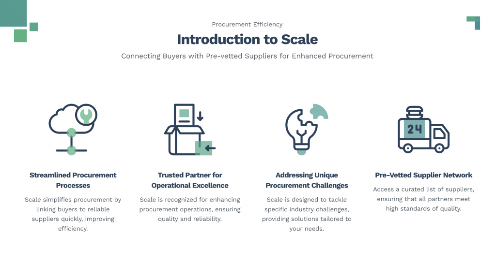 procurement productivity - why scale